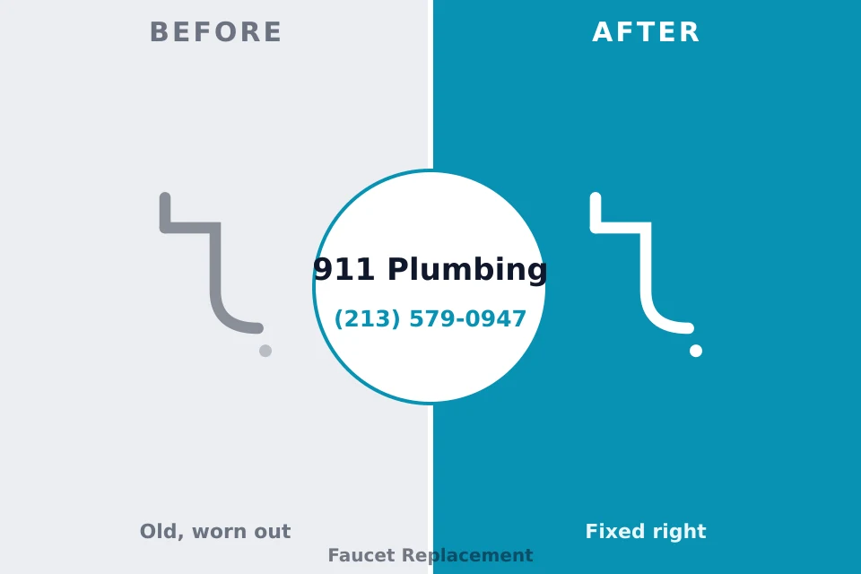 Before and after: plumbing repair Sharpsburg, NC